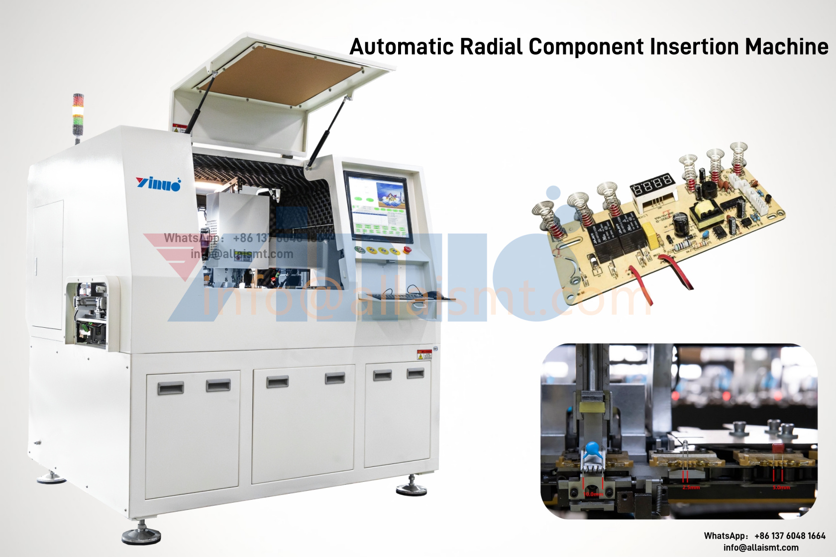 Automatic Radial Component Insertion Machine