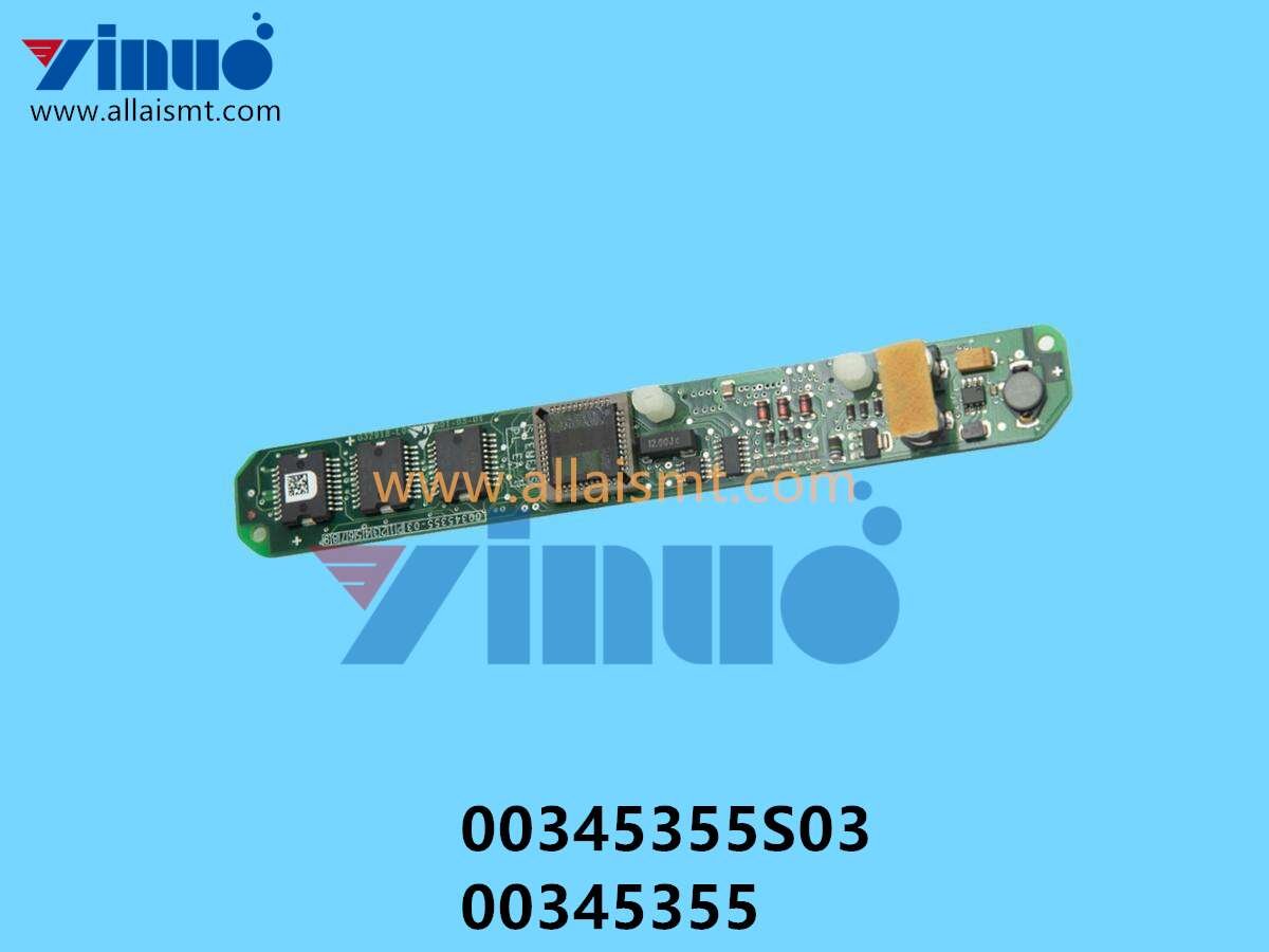 00345355S03 00345355 SIEMENS ASM SIPLACE CONTROL PCB FOR 3X8MM S FEEDER (1) 00345355S03 00345355 SIEMENS ASM SIPLACE CONTROL PCB FOR 3X8MM S FEEDER