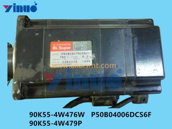AC SERVO MOTOR 90K55-4W476W P50B04006DCS6F 90K55-4W479P