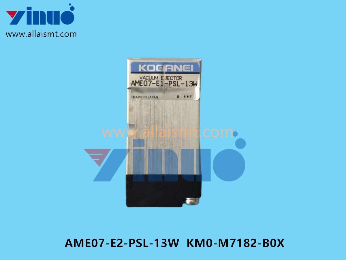 AME07-E2-PSL-13W KM0-M7182-B0X VACUUM EJECTOR (1) AME07-E2-PSL-13W KM0-M7182-B0X VACUUM EJECTOR