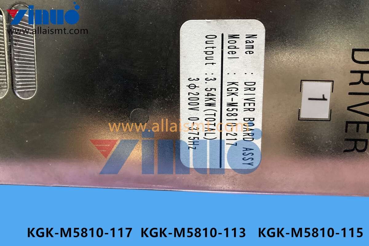 KGK-M5810-217 KGK-M5810-21X DRIVER BOARD ASSY YGD (3) KGK-M5810-217 KGK-M5810-21X DRIVER BOARD ASSY YGD