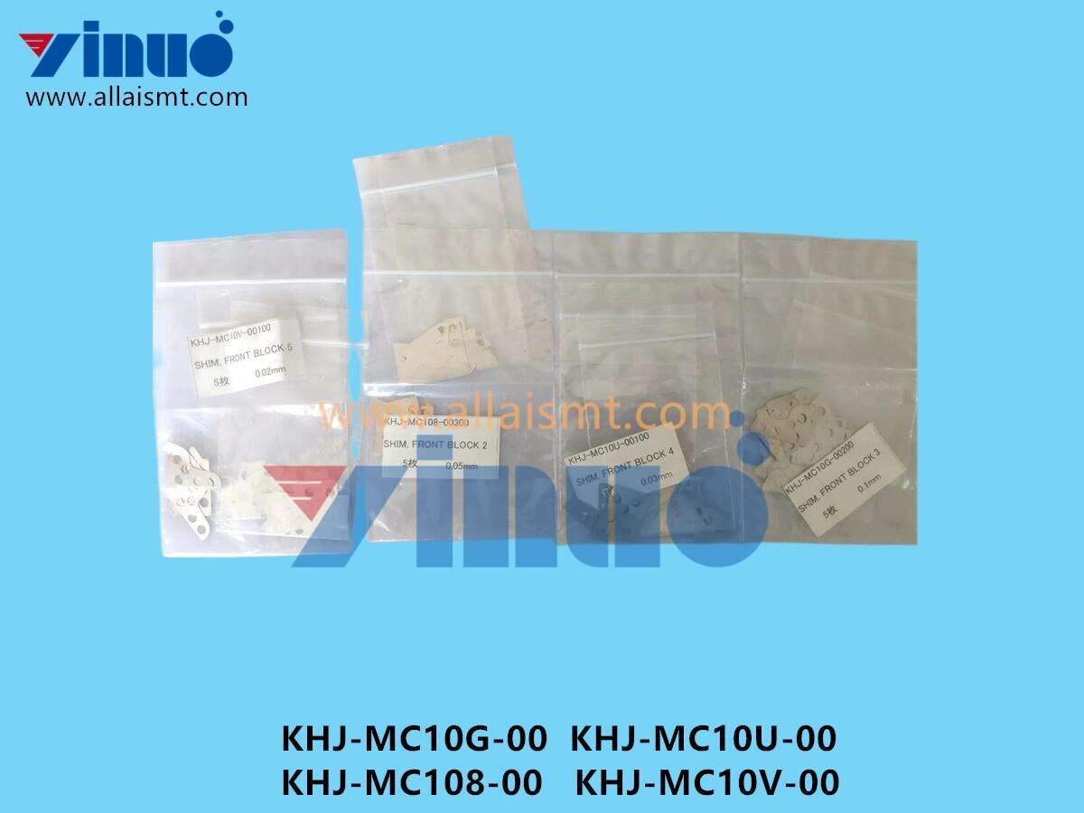 KHJ-MC10G-00 KHJ-MC10U-00 KHJ-MC108-00 KHJ-MC10V-00 SHIM.FRONT BLOCK (3) KHJ-MC10G-00 KHJ-MC10U-00 KHJ-MC108-00 KHJ-MC10V-00 SHIM.FRONT BLOCK