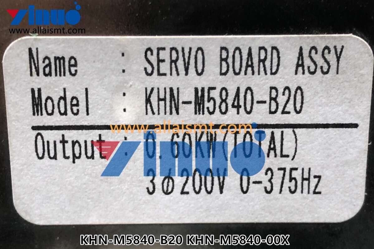 KHN-M5840-B20 KHN-M5840-00X DRIVER BOARD ASSY (2) KHN-M5840-B20 KHN-M5840-00X DRIVER BOARD ASSY
