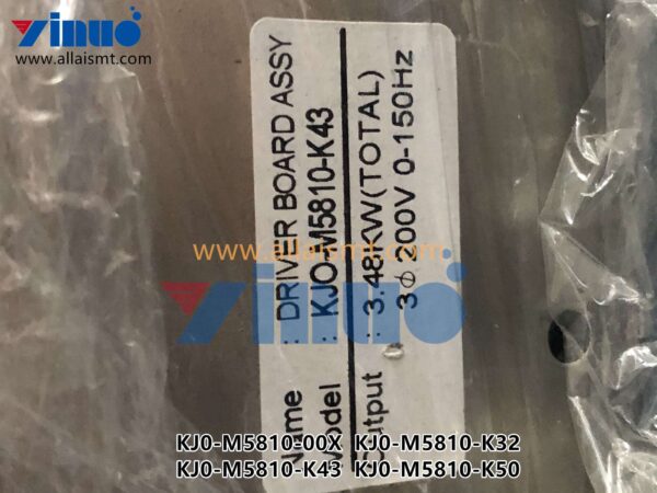 KJ0-M5810-00X KJ0-M5810-K32 KJ0-M5810-K43 KJ0-M5810-K50 DRIVER BOARD ASSY