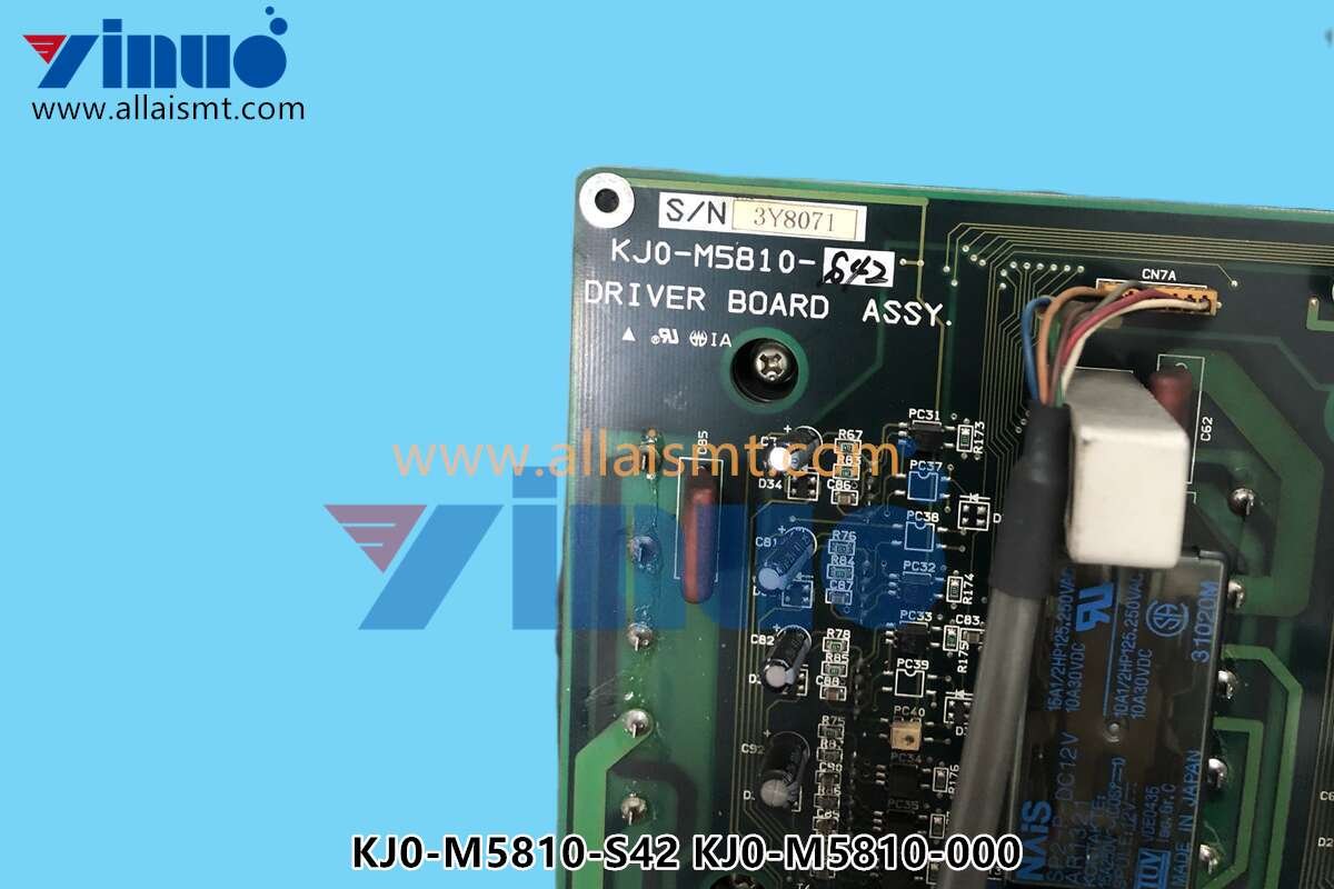 KJ0-M5810-S42 KJ0-M5810-000 DRIVER BOARD ASSY (1) KJ0-M5810-S42 KJ0-M5810-000 DRIVER BOARD ASSY
