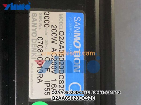 Q2AA05020DCS2C Q2AA05020DCS5U 90K63-331512 Motor
