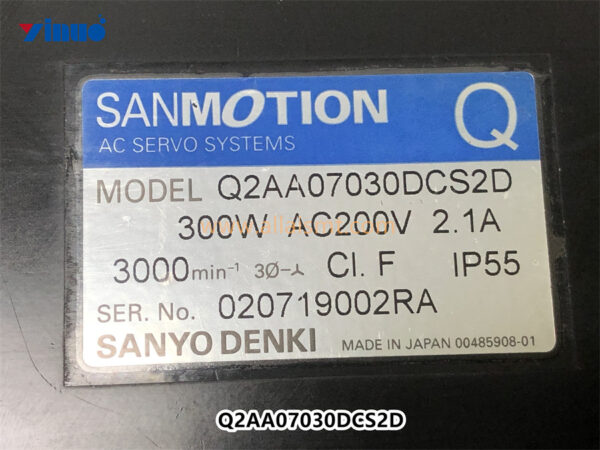 Q2AA07030DCS2D Motor 300W AC 200V