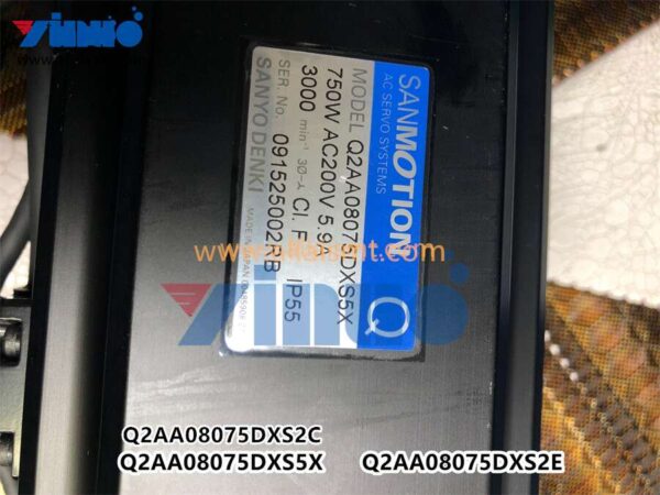 Q2AA08075DXS5X Q2AA08075DXS2C Q2AA08075DXS2E Servo Motor 750W