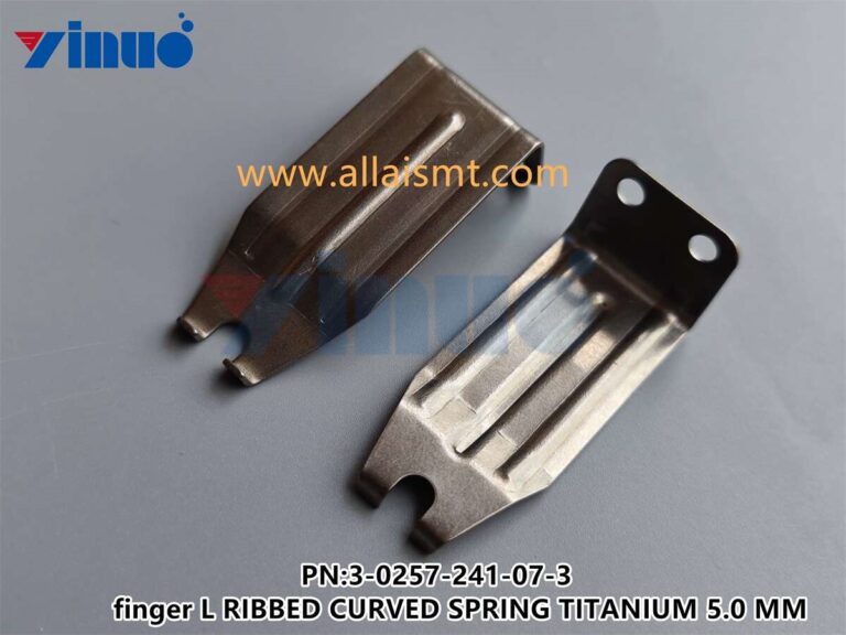 3-0257-241-07-3 finger L RIBBED CURVED SPRING TITANIUM 5.0 MM