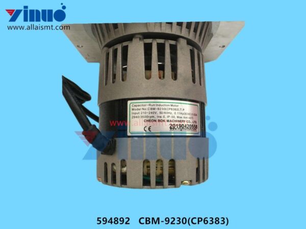 594892 CBM-9230(CP6383) BTU Reflow Oven Capacitor Run Induction Motor