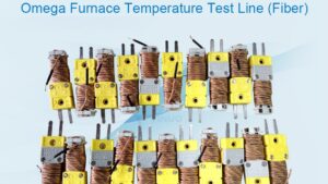 High-Temperature Thermocouple Type K, Exposed Tip, Plug, Furnace Temperature Tester Furnace Temperature Test Line