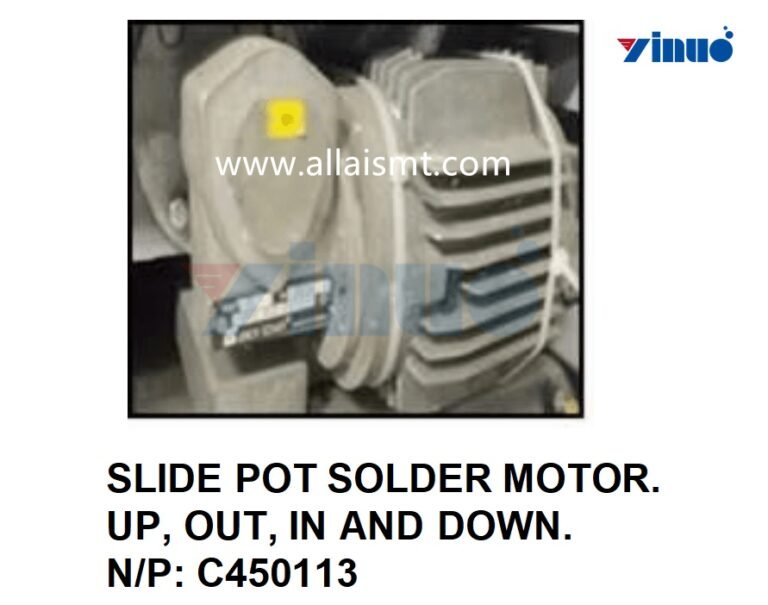 ITW EAE SLIDE POT SOLDER MOTOR. UP, OUT, IN AND DOWN. N P C450113