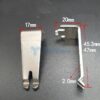 Wave solder finger V type 7-c450001.Wave soldering machine for PCB soldering,