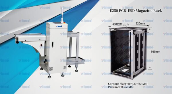 E250-4 ESD PCB Magazine Rack 400 x 320 x 563