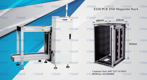 E250J ESD PCB Magazine Rack 355 x 320 x 563