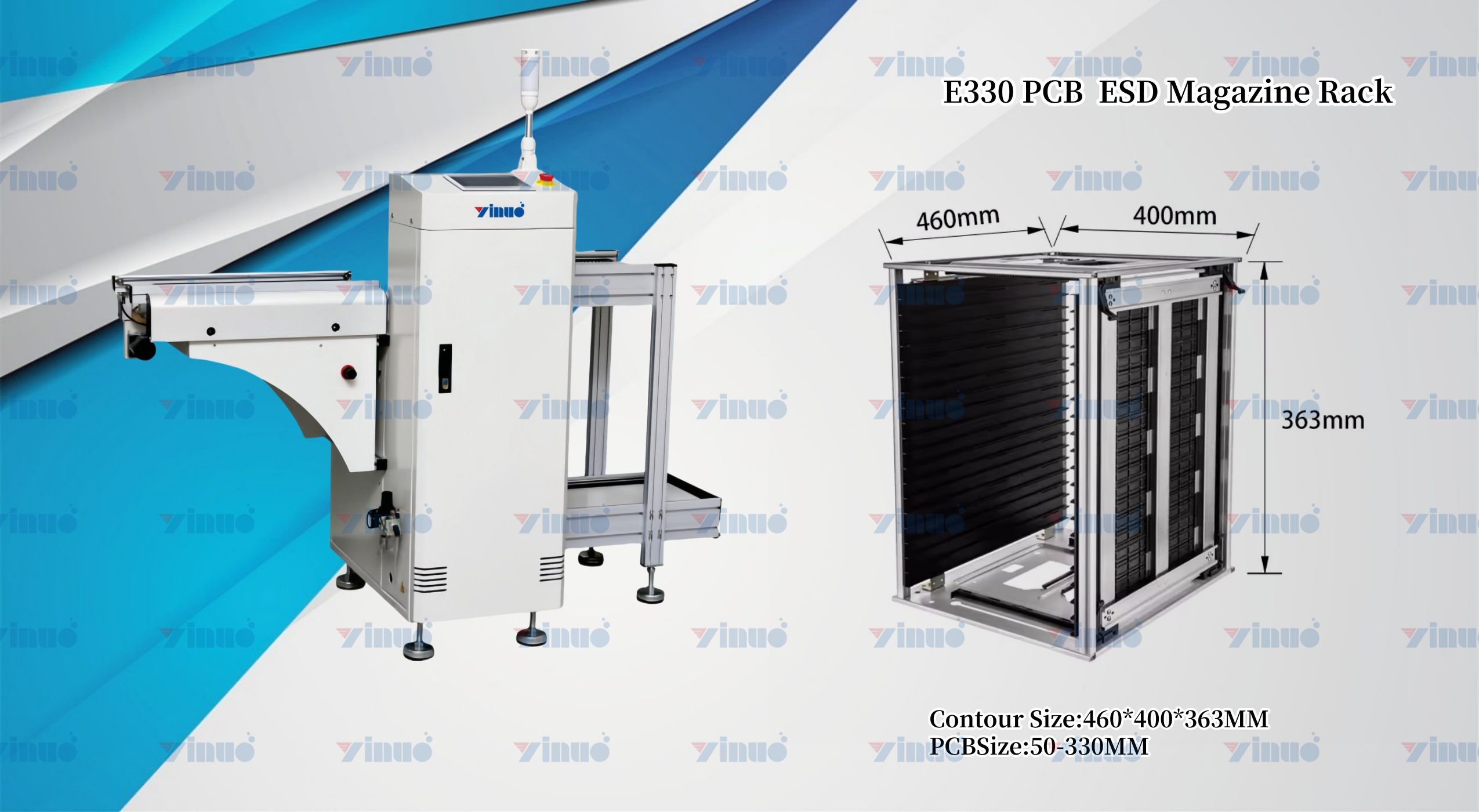 E3303 ESD PCB Magazine Rack 460 x 400 x 363