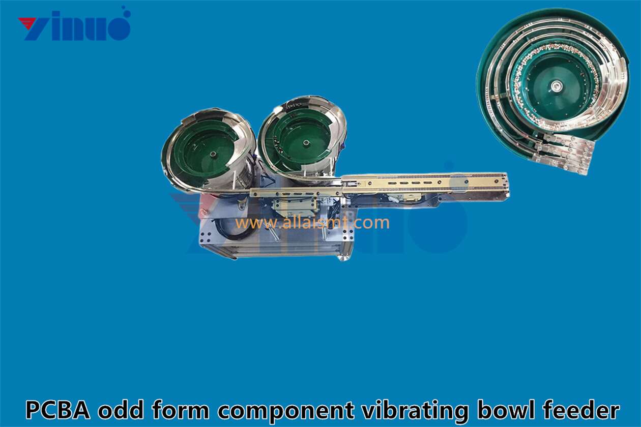 PCBA odd form component vibrating bowl feeder