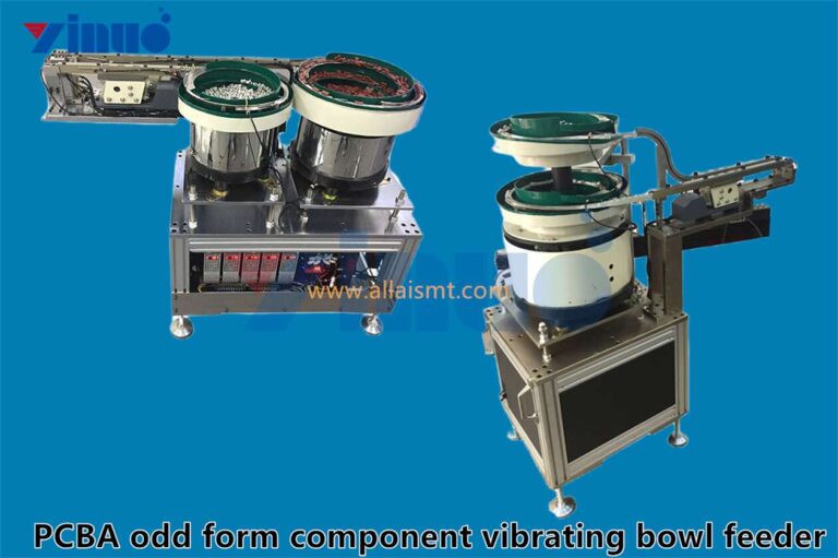 PCBA odd form component vibrating bowl feeder