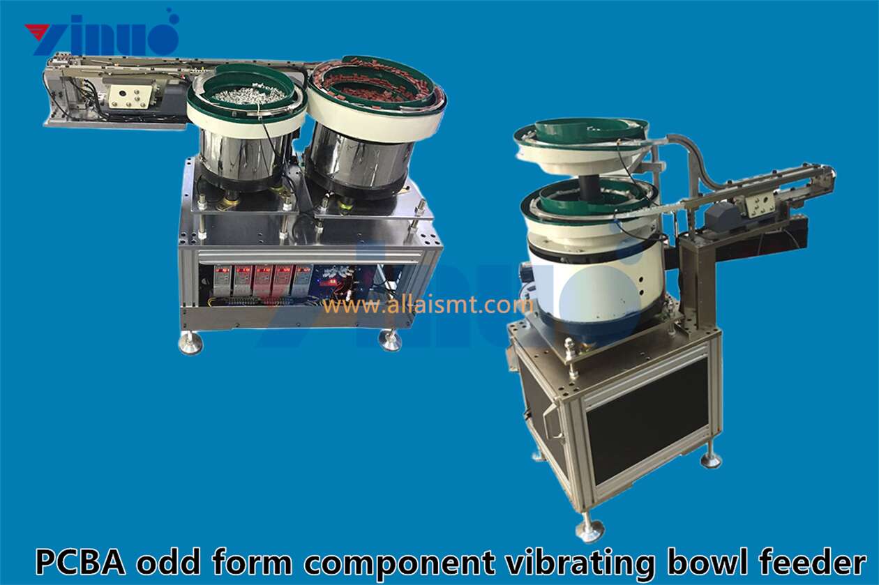 PCBA odd form component vibrating bowl feeder