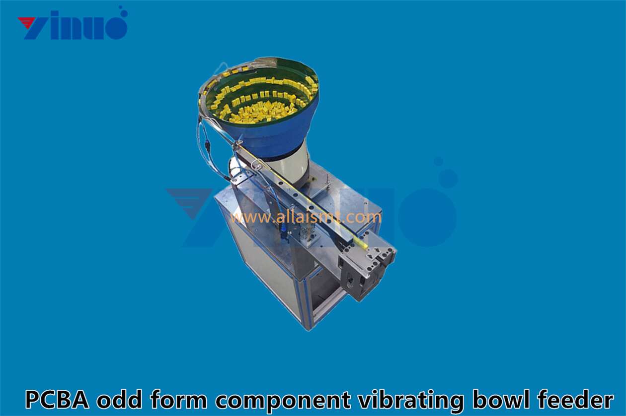 PCBA odd form component vibrating bowl feeder
