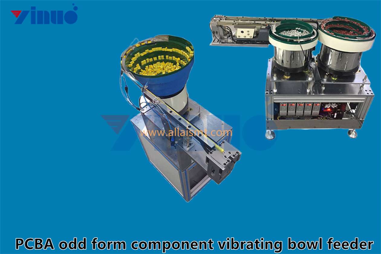 PCBA odd form component vibrating bowl feeder