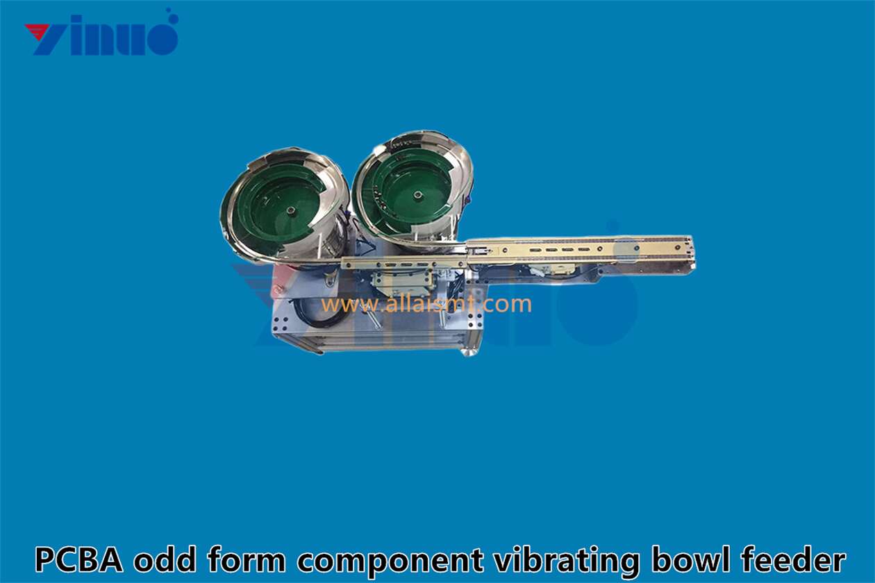 PCBA odd form component vibrating bowl feeder