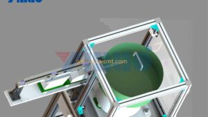 SMT component multi track vibratory bowl feeder