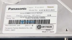 PANASONIC FEEDER 8MM N610031080AA KXFW1KS5AO0 KXFW1KSBA00