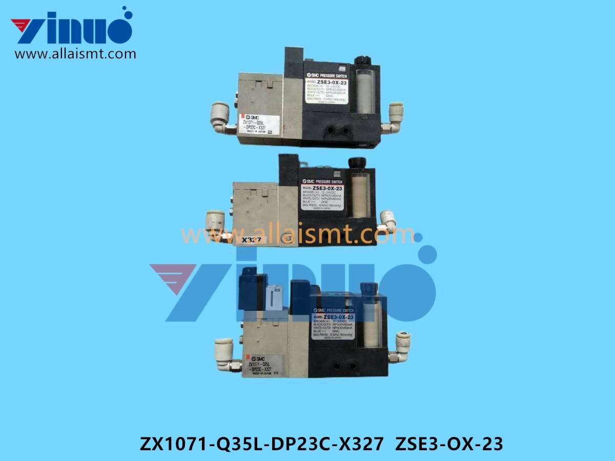 VACUUM GENERATOR ZX1071-Q35L-DP23C-X327 ZSE3-OX-23