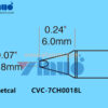 Metcal CVC-7CH0018L Soldering Tip