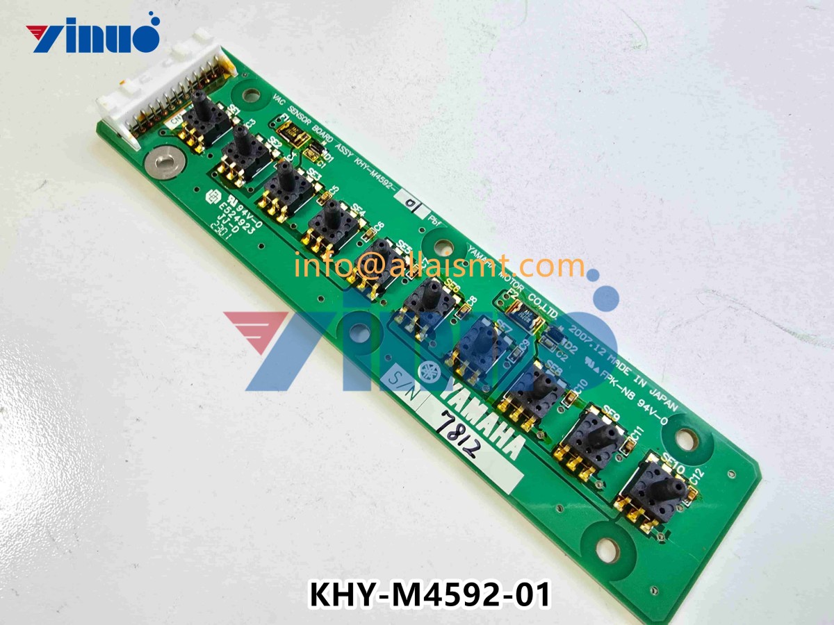 YAMAHA KHY-M4592-01 VAC SENSOR BOARD ASSY (3) YAMAHA KHY-M4592-01 VAC SENSOR BOARD ASSY