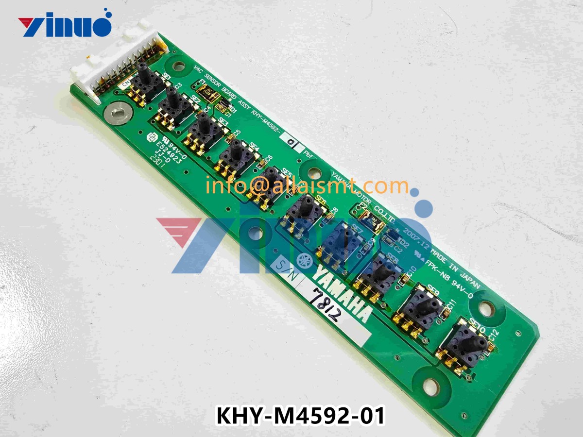 YAMAHA KHY-M4592-01 VAC SENSOR BOARD ASSY (4) YAMAHA KHY-M4592-01 VAC SENSOR BOARD ASSY